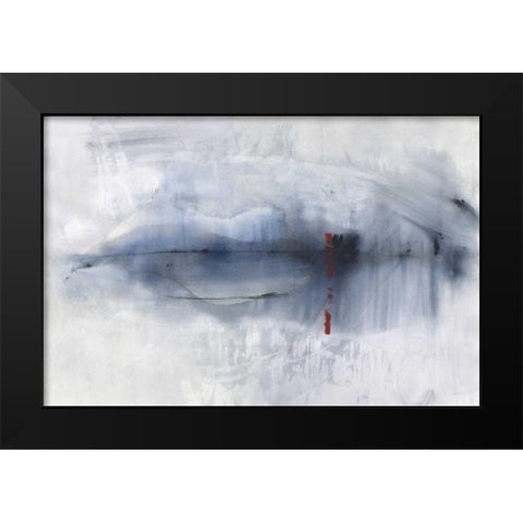 Slate Horizon Black Modern Wood Framed Art Print by Oppenheimer, Michelle