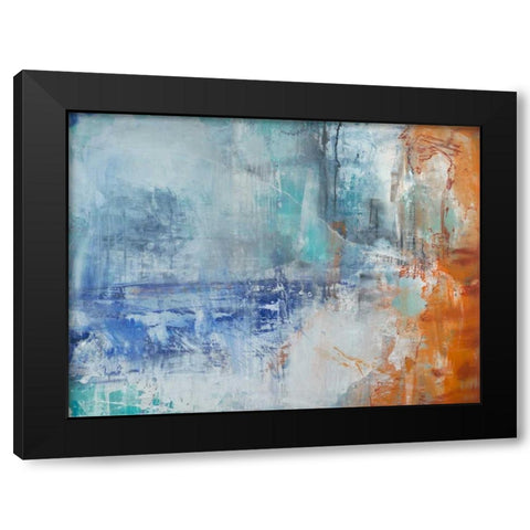 Cosmos Black Modern Wood Framed Art Print with Double Matting by Oppenheimer, Michelle