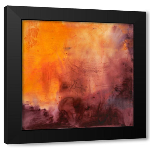 Dazzling Black Modern Wood Framed Art Print with Double Matting by Oppenheimer, Michelle