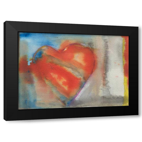Sweethearts II Black Modern Wood Framed Art Print with Double Matting by Oppenheimer, Michelle