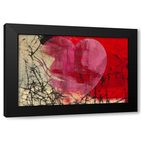 Heartfelt I Black Modern Wood Framed Art Print by Oppenheimer, Michelle