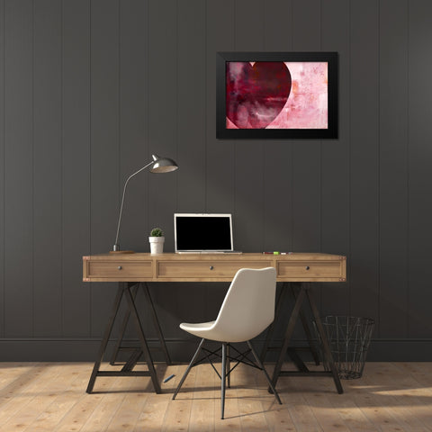 Heartfelt II Black Modern Wood Framed Art Print by Oppenheimer, Michelle