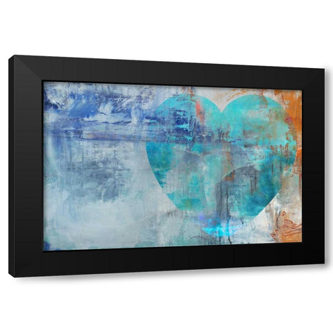 Heartfelt III Black Modern Wood Framed Art Print with Double Matting by Oppenheimer, Michelle