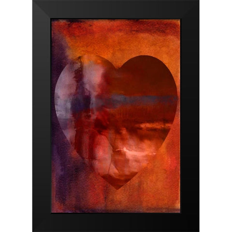 Heartfelt IV Black Modern Wood Framed Art Print by Oppenheimer, Michelle