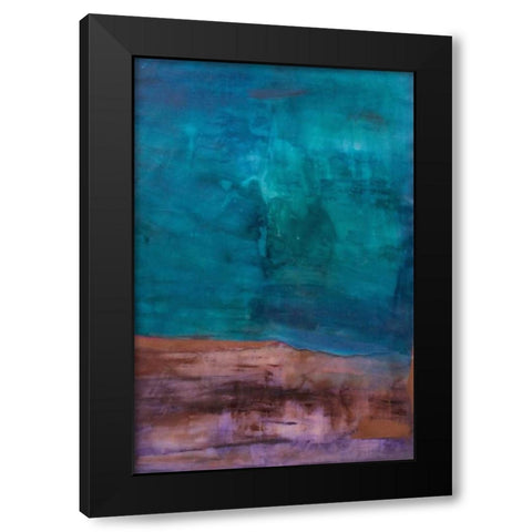With Intent Black Modern Wood Framed Art Print with Double Matting by Oppenheimer, Michelle