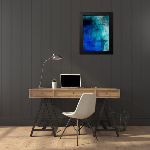 Deliberation Black Modern Wood Framed Art Print by Oppenheimer, Michelle