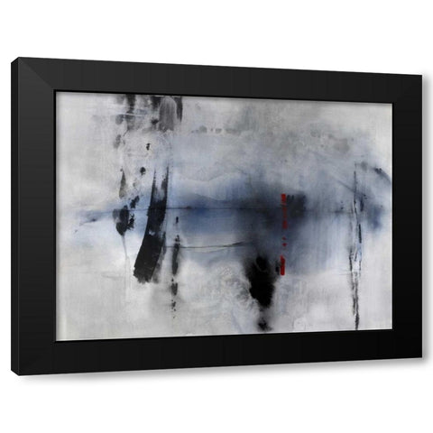 Echelon I Black Modern Wood Framed Art Print with Double Matting by Oppenheimer, Michelle