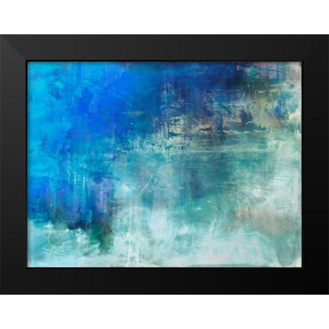 Allusive Black Modern Wood Framed Art Print by Oppenheimer, Michelle