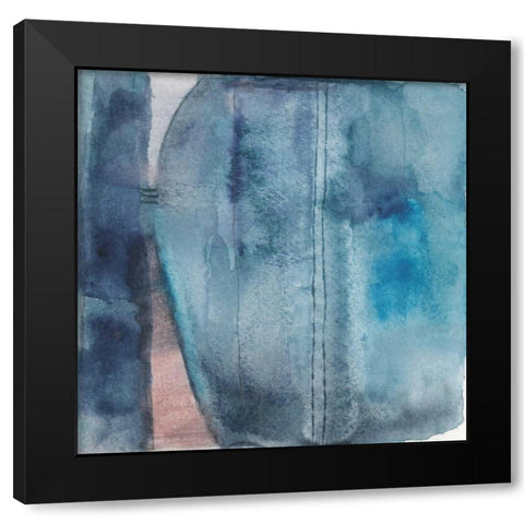 Linear Black Modern Wood Framed Art Print by Oppenheimer, Michelle