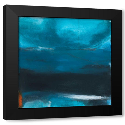 Knight Black Modern Wood Framed Art Print with Double Matting by Oppenheimer, Michelle