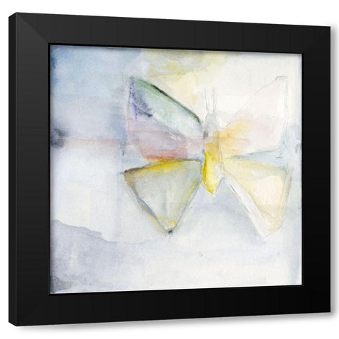 Butterfly II Black Modern Wood Framed Art Print by Oppenheimer, Michelle