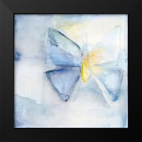 Butterfly VII Black Modern Wood Framed Art Print by Oppenheimer, Michelle