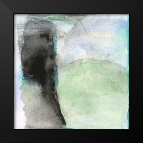 Converge Black Modern Wood Framed Art Print by Oppenheimer, Michelle