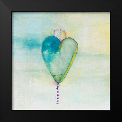 Colorful Expression III Black Modern Wood Framed Art Print by Oppenheimer, Michelle