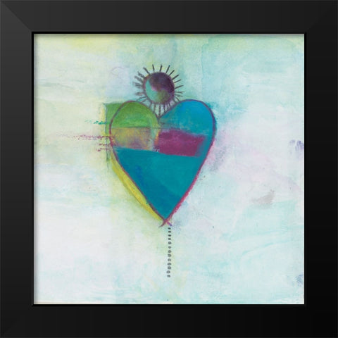 Colorful Expression IV Black Modern Wood Framed Art Print by Oppenheimer, Michelle