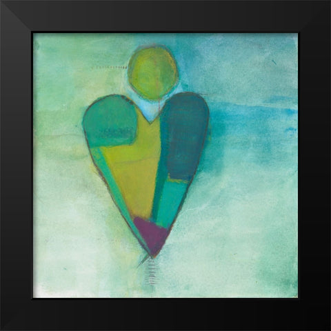 Colorful Expression VI Black Modern Wood Framed Art Print by Oppenheimer, Michelle