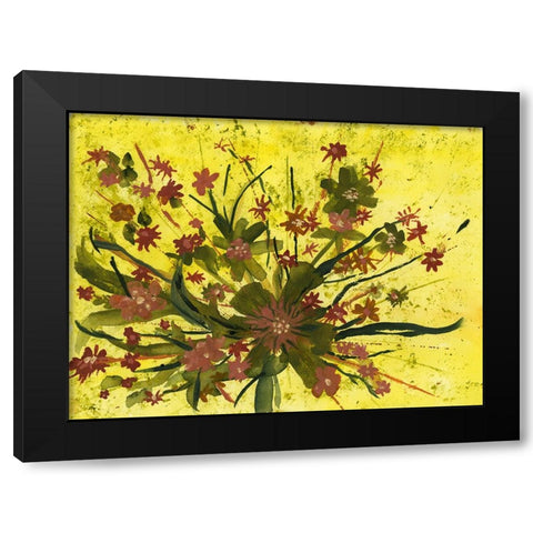 Time to Bloom II Black Modern Wood Framed Art Print with Double Matting by Oppenheimer, Michelle