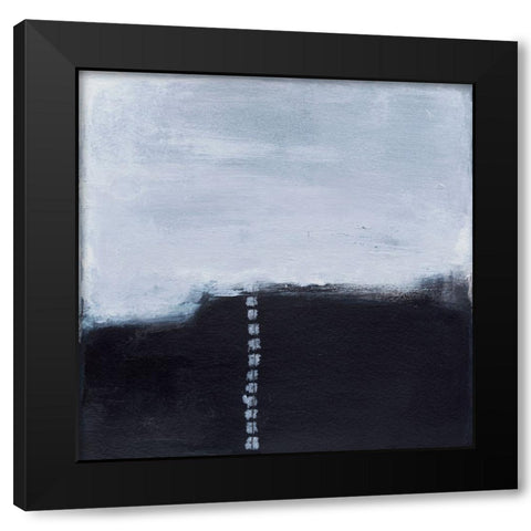 Staircase II Black Modern Wood Framed Art Print by Oppenheimer, Michelle