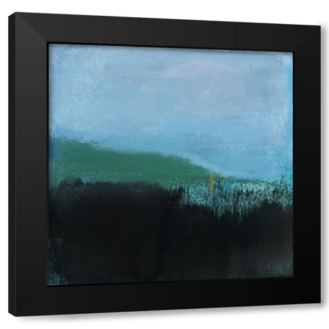 Texture Abstracto Black Modern Wood Framed Art Print with Double Matting by Oppenheimer, Michelle