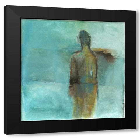 Alone I Black Modern Wood Framed Art Print by Oppenheimer, Michelle