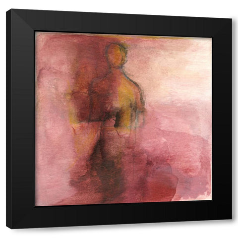 Alone II Black Modern Wood Framed Art Print with Double Matting by Oppenheimer, Michelle