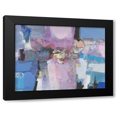 Simpatia Black Modern Wood Framed Art Print by Piovan, Maurizio