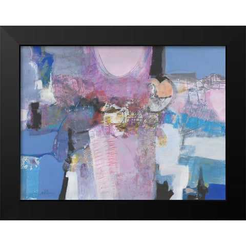 Simpatia Black Modern Wood Framed Art Print by Piovan, Maurizio