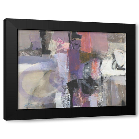 Tempo Fa Black Modern Wood Framed Art Print by Piovan, Maurizio