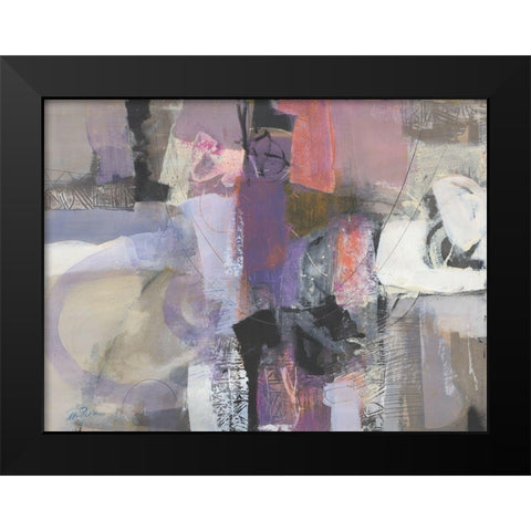 Tempo Fa Black Modern Wood Framed Art Print by Piovan, Maurizio