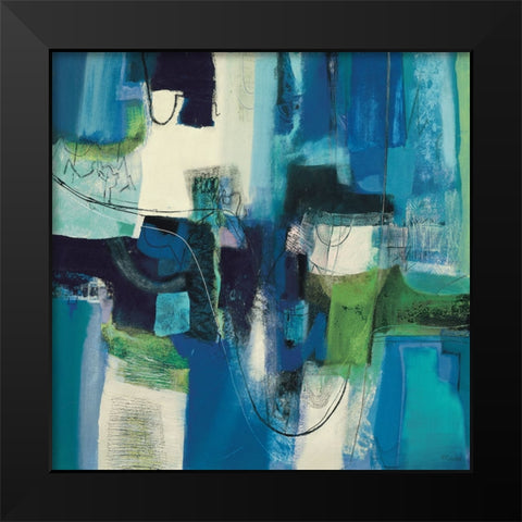 Trasparenze Black Modern Wood Framed Art Print by Piovan, Maurizio