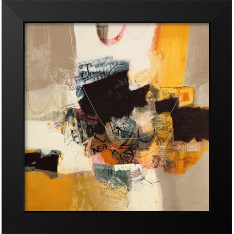 Un ricordo Black Modern Wood Framed Art Print by Piovan, Maurizio