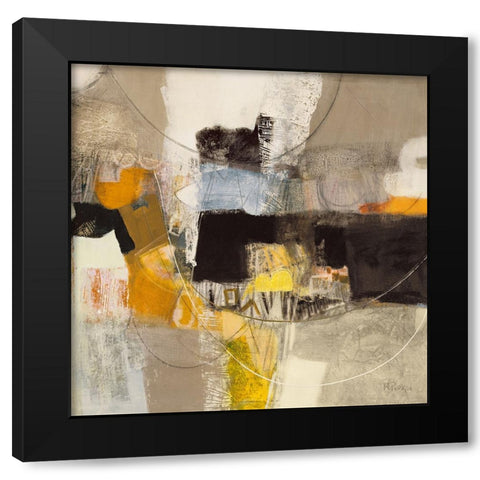 Insieme Black Modern Wood Framed Art Print by Piovan, Maurizio