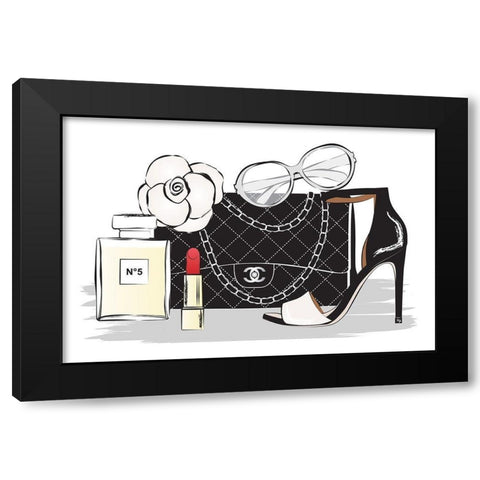 Style I Black Modern Wood Framed Art Print with Double Matting by Pavlova, Martina