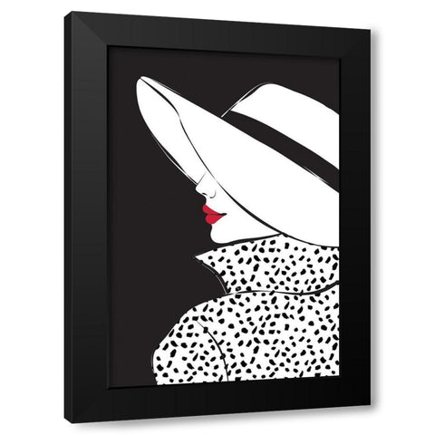 Blair II Black Modern Wood Framed Art Print by Pavlova, Martina