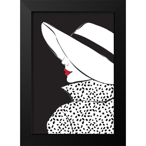 Blair II Black Modern Wood Framed Art Print by Pavlova, Martina