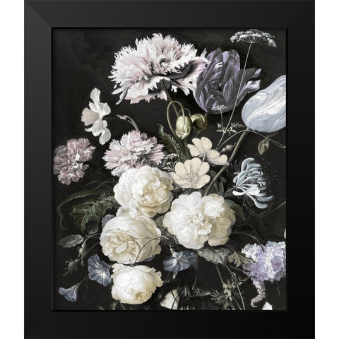 Glorious Bouquet II Black Modern Wood Framed Art Print by McQueen, Angela
