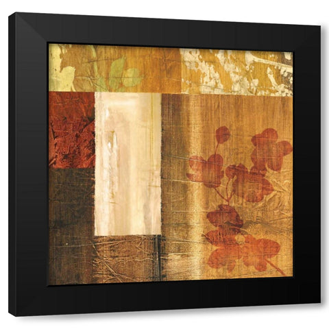 Ensemble naturel I Black Modern Wood Framed Art Print by Reynaud, Martine
