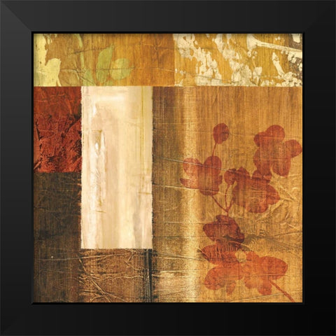 Ensemble naturel I Black Modern Wood Framed Art Print by Reynaud, Martine