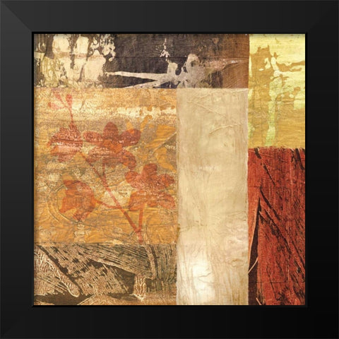Ensemble naturel II Black Modern Wood Framed Art Print by Reynaud, Martine