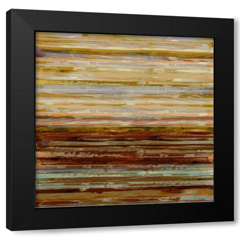 Strata II Black Modern Wood Framed Art Print by Shields, Matt