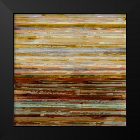 Strata II Black Modern Wood Framed Art Print by Shields, Matt