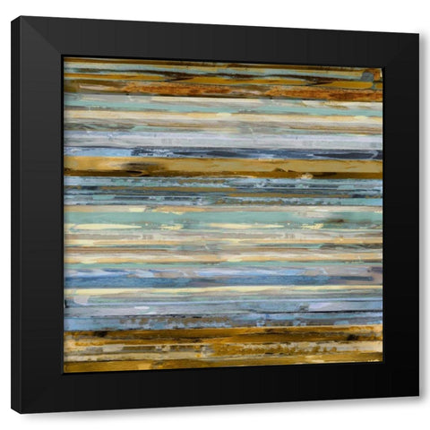 Strata I Black Modern Wood Framed Art Print by Shields, Matt