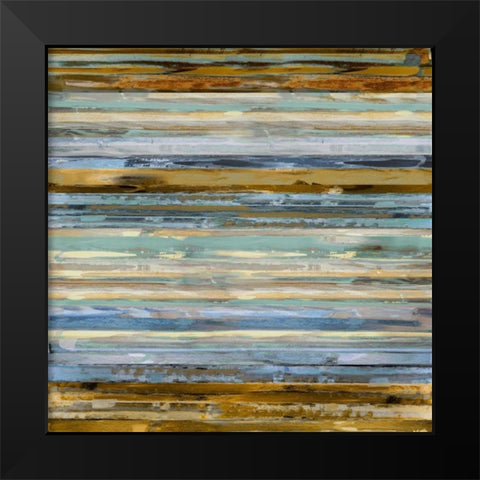 Strata I Black Modern Wood Framed Art Print by Shields, Matt