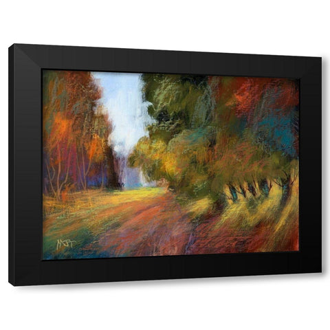 Afternoon Crest XIV Black Modern Wood Framed Art Print with Double Matting by Tienhaara, Michael