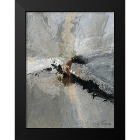 Dispassion I Black Modern Wood Framed Art Print by Tienhaara, Michael