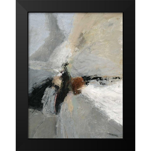 Dispassion II Black Modern Wood Framed Art Print by Tienhaara, Michael