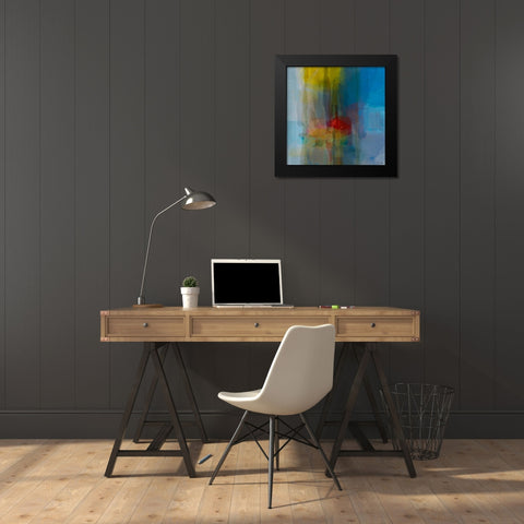 Galactic I Black Modern Wood Framed Art Print by Tienhaara, Michael
