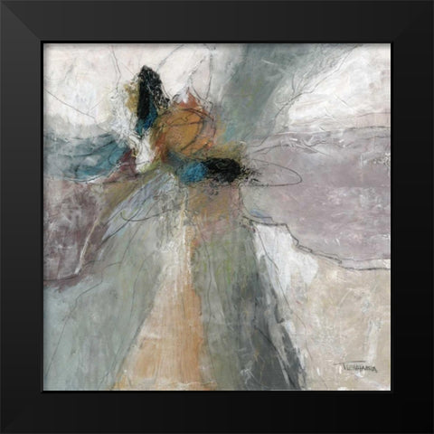 Placidity I Black Modern Wood Framed Art Print by Tienhaara, Michael
