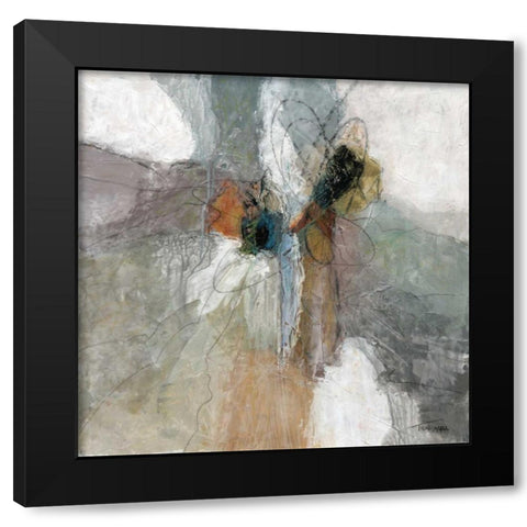 Placidity II Black Modern Wood Framed Art Print by Tienhaara, Michael