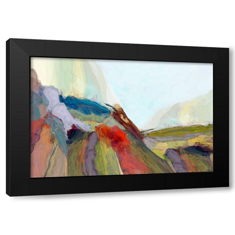 Progression I Black Modern Wood Framed Art Print by Tienhaara, Michael